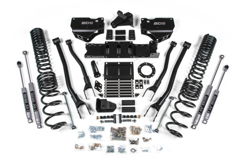 BDS SUSPENSION BDS1689FPE 5.5 INCH LIFT KIT W/ 4-LINK RAM 2500 19-24 4WD GAS FOX 2.5 PERFORMANCE ELITE SHOCKS