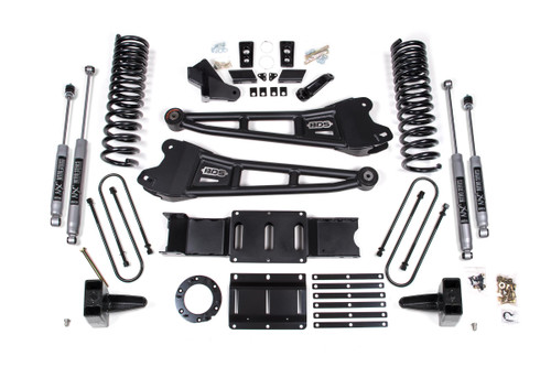 BDS SUSPENSION BDS1686FPE 5.5 INCH LIFT KIT W/ RADIUS ARM RAM 3500 19-24 4WD GAS WITHOUT FACTORY REAR OVERLOAD LEAF FOX 2.5 PERFORMANCE ELITE SHOCKS