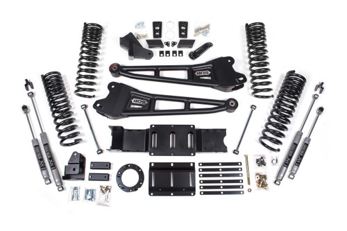 BDS SUSPENSION BDS1680FS 6 INCH LIFT KIT W/ RADIUS ARM RAM 2500 19-24 4WD DIESEL FOX 2.0 PERFORMANCE SHOCKS
