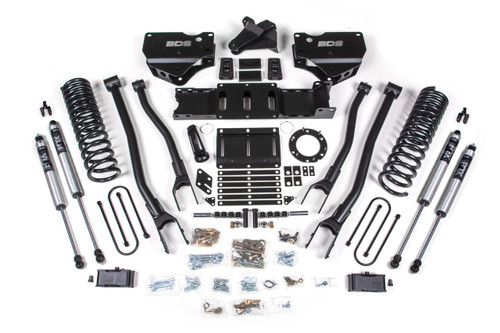 BDS SUSPENSION BDS1676FS 4 INCH LIFT KIT W/ 4-LINK RAM 3500 19-23 4WD GAS WITHOUT FACTORY REAR OVERLOAD LEAF FOX 2.0 PERFORMANCE SHOCKS