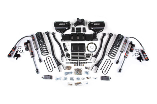 BDS SUSPENSION BDS1667FPE 4 INCH LIFT KIT W/ 4-LINK RAM 3500 19-23 4WD DIESEL 6 BOLT FORX 2.5 PERFORMANCE ELITE SHOCKS