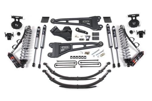 BDS SUSPENSION BDS1592FPE 6 INCH LIFT KIT W/ RADIUS ARM FOX 2.5 PERFORMANCE ELITE COIL-OVER CONVERSION FORD F250/F350 SUPER DUTY 11-16 4WD DIESEL FACTORY 2 INCH REAR BLOCKS