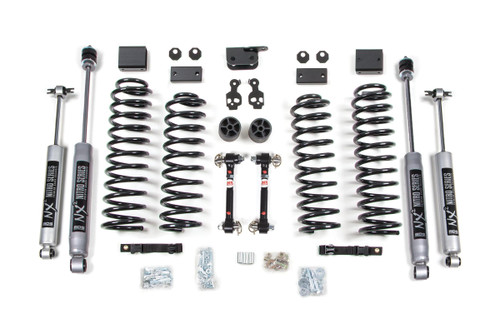 BDS SUSPENSION BDS1424H 3 INCH LIFT KIT JEEP WRANGLER JK 07-11 2-DOOR FIXED SWAY BAR LINKS NX2 NITRO SHOCKS
