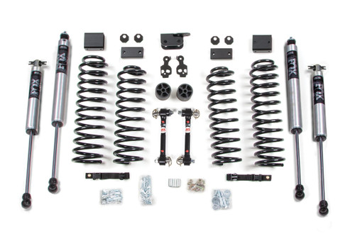 BDS SUSPENSION BDS1424FS 3 INCH LIFT KIT JEEP WRANGLER JK 07-11 2-DOOR FIXED LINK SWAY BAR FOX 2.0 PERFORMANCE SHOCKS