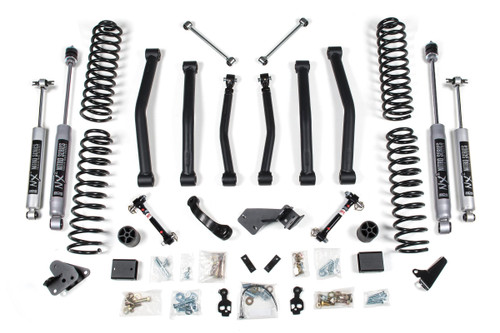 BDS SUSPENSION BDS1414H 4.5 INCH LIFT KIT JEEP WRANGLER JK 07-11 4-DOOR FIXED SWAY BAR LINK NX2 NITRO SHOCKS