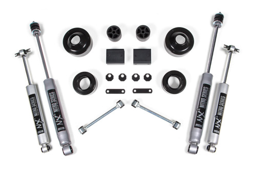 BDS SUSPENSION BDS1401FS 2 INCH LIFT KIT COIL SPACER JEEP WRANGLER JK 07-11 2-DOOR FOX 2.0 PERFORMANCE SHOCKS