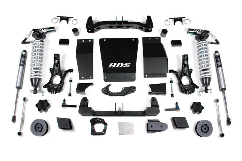 BDS SUSPENSION BDS733FDSC 4 INCH LIFT KIT FOX 2.5 COIL-OVER CHEVY/GMC SUBURBAN TAHOE YUKON/XL 1500 15-19 4WD CAST STEEL FOX 2.5 PERFORMANCE SHOCKS