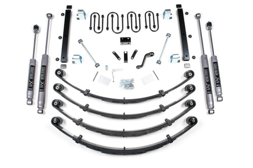 BDS SUSPENSION BDS410H 3.5 INCH LIFT KIT JEEP WRANGLER YJ 87-95 HEAVY DUTY LEAF SPRINGS NX2 NITRO
