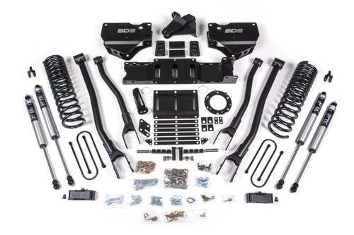 BDS SUSPENSION BDS1679H 4 INCH LIFT KIT W/ 4-LINK RAM 3500 19-23 4WD GAS WITH FACTORY REAR OVERLOAD LEAF NX2 NITRO
