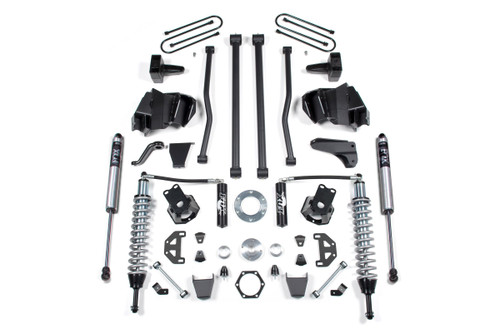 BDS SUSPENSION BDS674F 6 INCH LIFT KIT LONG ARM & FOX 2.5 COIL-OVER CONVERSION DODGE RAM 2500 09-13 4WD FOX 2.5 PERFORMANCE SHOCKS DIESEL LEAF SPRINGS FOX 2.5 PERFORMANCE SHOCKS