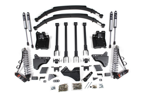 BDS SUSPENSION BDS597FPE 6 INCH LIFT KIT W/ 4-LINK FOX 2.5 PERFORMANCE ELITE COIL-OVER CONVERSION FORD F250/F350 SUPER DUTY 11-16 4WD DIESEL FACTORY 3 INCH REAR BLOCKS