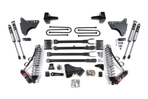 BDS SUSPENSION BDS590FPE 4 INCH LIFT KIT W/ 4-LINK FOX 2.5 PERFORMANCE ELITE COIL-OVER CONVERSION FORD F250/F350 SUPER DUTY 11-16 4WD DIESEL REAR BLOCK KIT