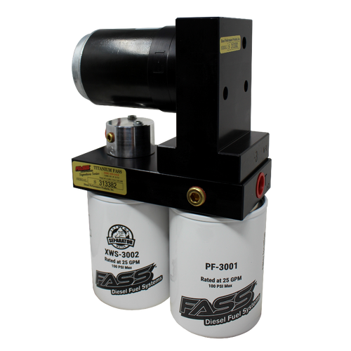 FASS TSD07100G TITANIUM SIGNATURE SERIES DIESEL FUEL SYSTEM 100GPH FOR 2005-2018 & 2021 DODGE RAM WITH 5.9L AND 6.7L CUMMINS
