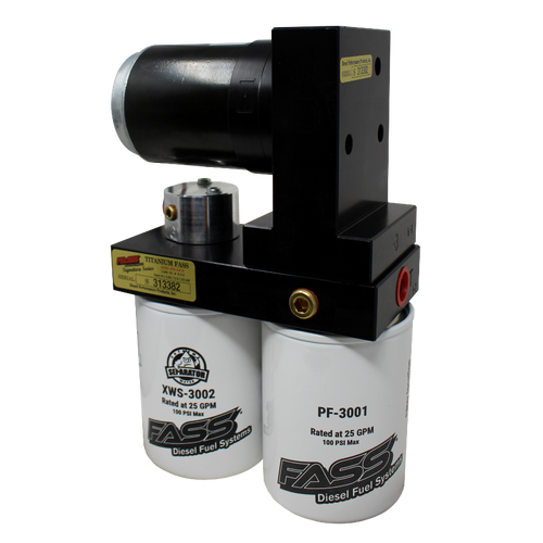FASS TSC08165G TITANIUM SIGNATURE SERIES DIESEL FUEL SYSTEM 165GPH FOR 1992-2000 GM 6.5L TURBO DIESEL