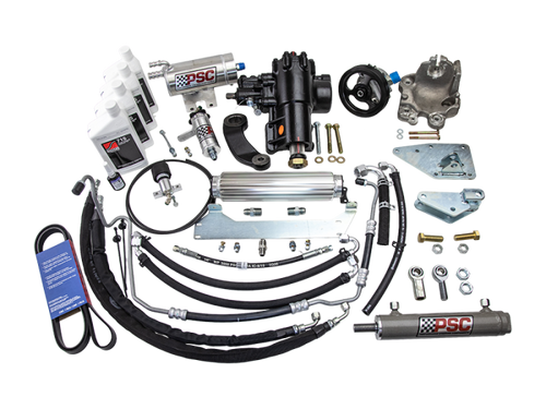 PSC SK689R36JP3-OE CYLINDER ASSIST STEERING KIT BOLT ON OE AXLE AND TIE ROD GLADIATOR JT/WRANGLER 3.6L NON-ETORQUE