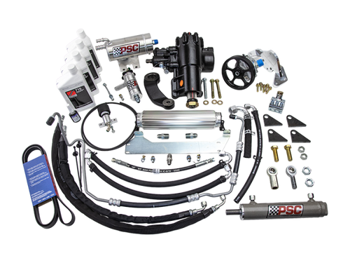 PSC SK689R36JP2-6.75W-1.625 CYLINDER ASSIST STEERING KIT WELD ON 6.75 AFM AXLE 1.625 TIE ROD 18-20 WRANGLER JL 3.6L NON-ETORQUE