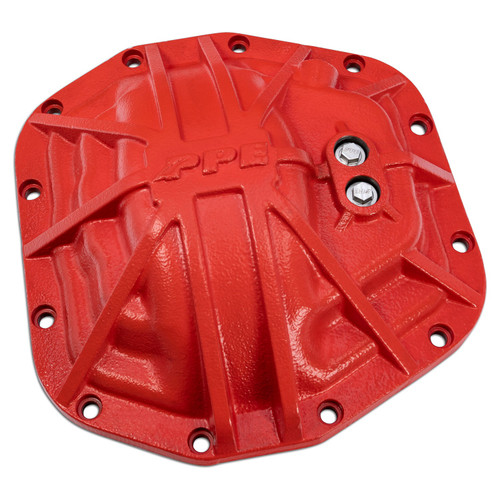 PPE 238053212 2018-2023 JEEP JL/JT/FORD BRONCO DANA-M220 HEAVY-DUTY NODULAR IRON REAR DIFFERENTIAL COVER RED