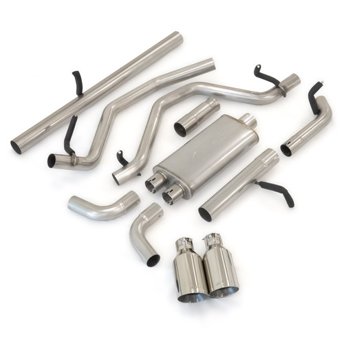 PPE 117033030 EXHAUST CAT BACK W/TIPS POL/BLK 09-13