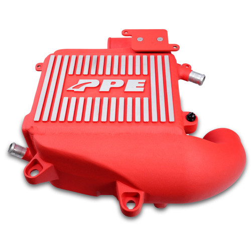 PPE 115030012 2020-2023 GM 3.0L DURAMAX LM2, LZO AIR-TO-WATER INTERCOOLER KIT RED