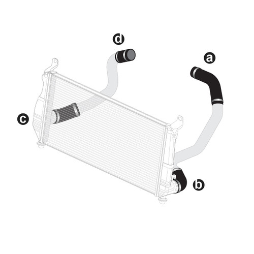 PPE 115910204 LB7 02-04 SILICONE HOSE AND CLAMP KIT BLACK PPE 115910204 LB7 02-04 SILICONE HOSE AND CLAMP KIT BLACK