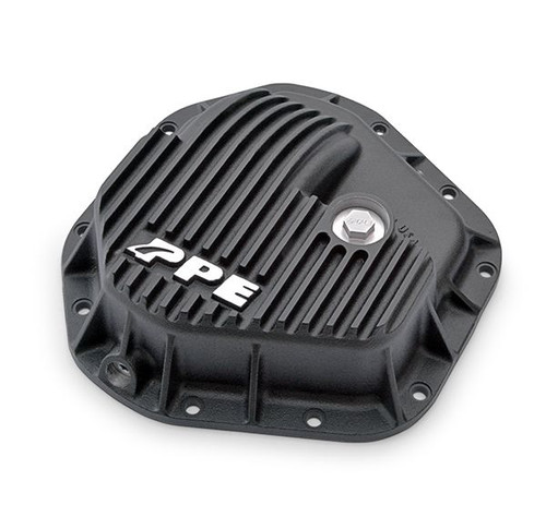 PPE 338041020 HEAVY DUTY CAST ALUMINUM FRONT DIFFERENTIAL COVER FORD DANA 50/60 EARLY 80S TO PRESENT F250/F350 BLACK