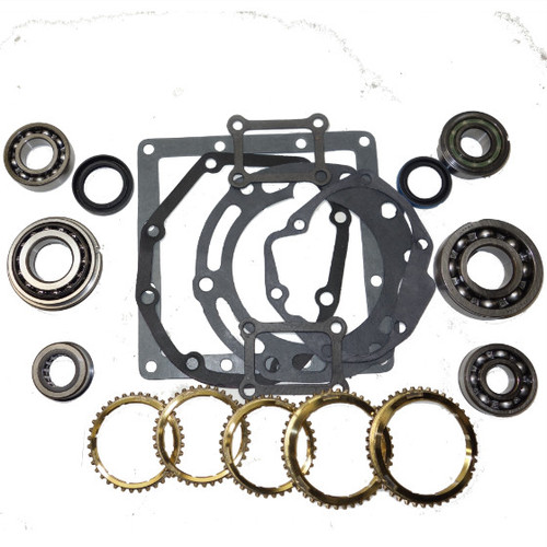 USA ZMBK145WS KM132/KM145 TRANSMISSION BEARING/SEAL KIT W/SYNCHRO RINGS 1974-89/CHRYSLER/PLYMOUTH/MITSUBISHI 5-SPEED MANUAL TRANS