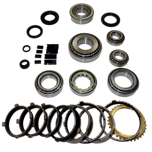 USA ZMBK396BWS T56 TRANSMISSION BEARING/SEAL KIT W/SYNCHRO RINGS 05-06 CHEVROLET SSR/04-06 PONTIAC GTO 6-SPEED MANUAL TRANS SINGLE-PIECE REVERSE SYNCHRO RING