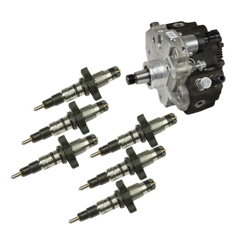 BD DIESEL 1051502 5.9L CUMMINS STAGE 3 PERFORMANCE CR PUMP AND INJECTORS PACKAGE DODGE 2003-2004
