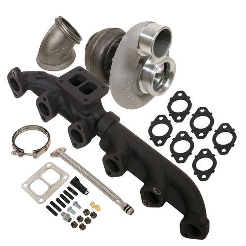BD DIESEL 1045171 IRON HORN 5.9L CUMMINS TURBO KIT S364SXE/76 0.91AR DODGE 2003-2007 RAM 2500/3500
