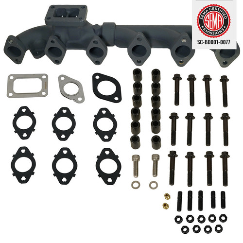 BD DIESEL 1046067 6.7L CUMMINS EXHAUST MANIFOLD KIT DODGE RAM 2007.5-2012 3500/4500/5500 CAB AND CHASSIS