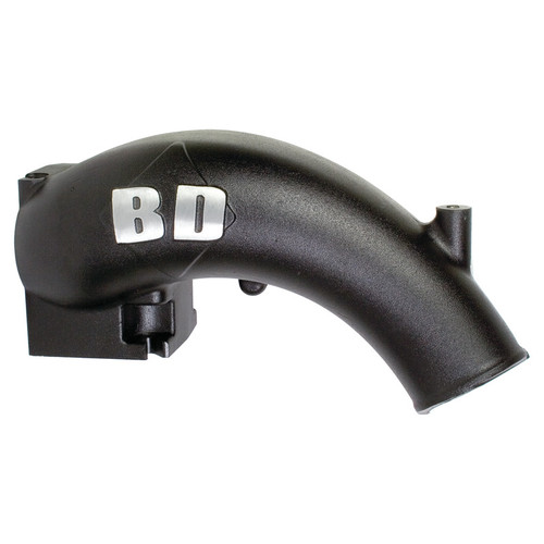 BD DIESEL 1041550 X-FLOW POWER INTAKE ELBOW (BLACK) DODGE 1998-2002 5.9L CUMMINS 24-VALVE