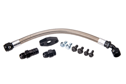 FLEECE FPE-CTDT-KIT CUMMINS TURBO DRAIN TUBE KIT FOR 2ND GEN SWAPS