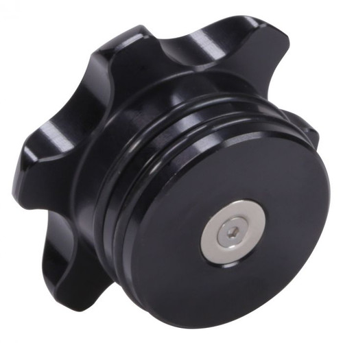 FLEECE FPE-FC-1316-BLK BLACK ANODIZED BILLET FUEL CAP FOR 13-18 CUMMINS