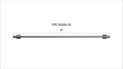 FLEECE FPE-34200-20 20 INCH HIGH PRESSURE FUEL LINE 8MM X 3.5MM LINE M14 X 1.5 NUTS FLEECE FPE-34200-20 20 INCH HIGH PRESSURE FUEL LINE 8MM X 3.5MM LINE M14 X 1.5 NUTS
