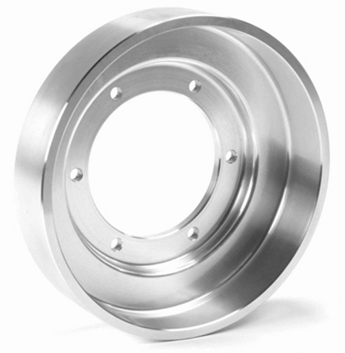 FLEECE FPE-34660-AL 2003-2012 CUMMINS FAN DRIVE PULLEY BARE ALUMINUM FINISH