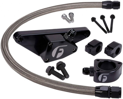FLEECE FPE-CLNTBYPS-CUMMINS-MAN-SS CUMMINS COOLANT BYPASS KIT 03-07 MANUAL TRANSMISSION W/ STAINLESS STEEL BRAIDED LINE