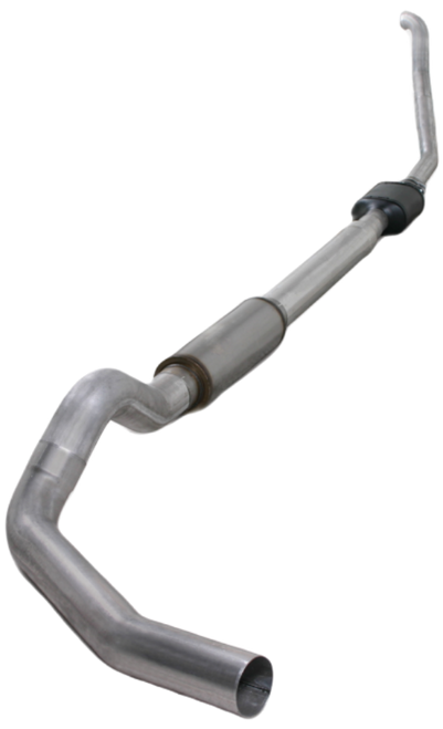 DIAMOND EYE K5314A TURBO BACK EXHAUST 94-97.5 FORD F250/F350 SUPERDUTY 5 INCH WITH MUFFLER SINGLE/DUAL PASS ALUMINUM