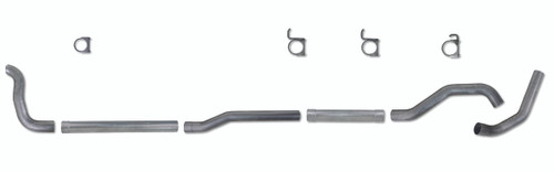 DIAMOND EYE K4209S-RP TURBO BACK EXHAUST 1989-93 DODGE 5.9L CUMMINS DODGE RAM 2500/3500 2X4 4 INCH STAINLESS TURBO BACK SINGLE MUFFLER REPLACMENT
