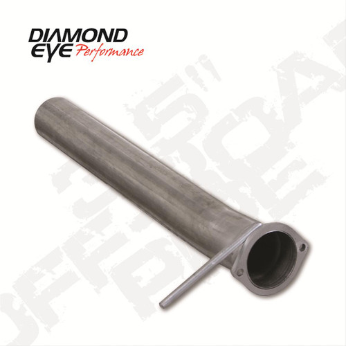 DIAMOND EYE 165031 TURBO DOWNPIPE SECOND SECTION 03-07 F250/F350 3.5 INLET/OUTLET NO SENSOR BUNG PERFORMANCE