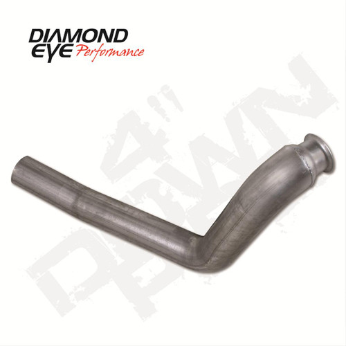 DIAMOND EYE 165030 TURBO DOWNPIPE FIRST SECTION 03-07 F250/F350 3.5 INLET/OUTLET NO SENSOR PERFORMANCE STAINLESS