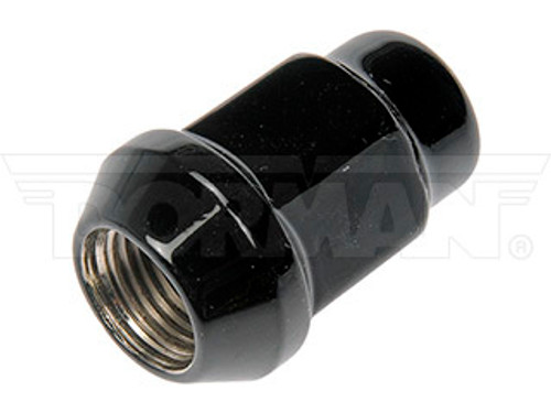 Dorman 711-205A Black Wheel Lug Nut - 1/2-20 (Acorn Bulge) 1981-1993 Dodge W250/350 | 1995-2010 Jeep Grand Cherokee