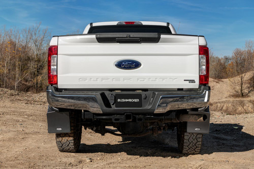BUSHWACKER MUD-20106 TRAIL ARMOR MUD FLAPS FOR 17-22 FORD F250/F350