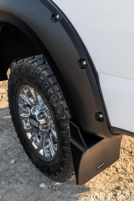BUSHWACKER MUD-20106 TRAIL ARMOR MUD FLAPS FOR 17-22 FORD F250/F350