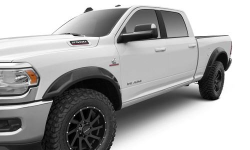 BUSHWACKER 50938-02 DRT STYLE FENDER FLARES FRONT AND REAR FOR 19-26 RAM 2500/3500