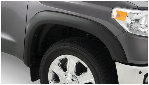 BUSHWACKER 31914-02 BLACK OE STYLE SMOOTH FINISH 4-PIECE FENDER FLARE SET FOR 1995-2004 TOYOTA TACOMA (4WD MODEL ONLY)