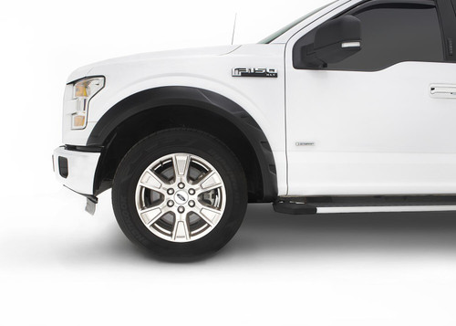 BUSHWACKER 20957-02 DRT STYLE FENDER FLARES FRONT AND REAR FOR 2015-2017 FORD F150