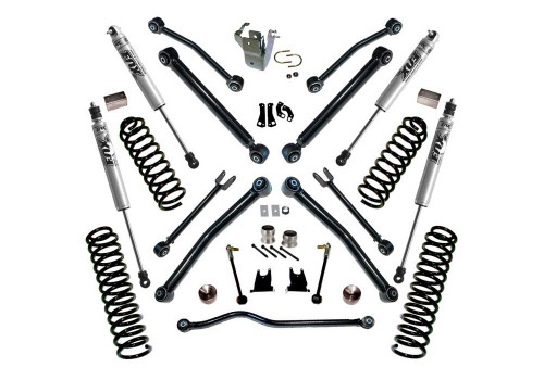 SUPERLIFT K996F 4 INCH LIFT KIT 2007-2017 JEEP WRANGLER JK 2 DOOR WITH REFLEX CONTROL ARMS AND FOX SHOCKS