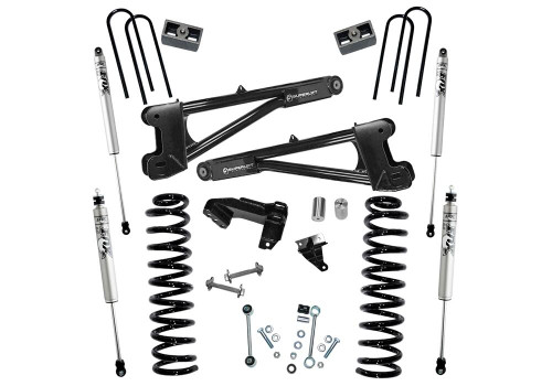 SUPERLIFT K987F 4 INCH LIFT KIT 2011-2016 FORD F-250/350 4WD DIESEL ENGINE WITH REPLACEMENT RADIUS ARMS WITH FOX 2.0 SERIES SHOCKS