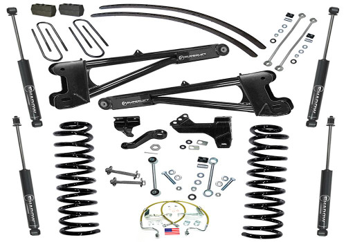 SUPERLIFT K983 6 INCH LIFT KIT 2008-2010 FORD F-250 AND F-350 SUPER DUTY 4WD DIESEL ENGINE WITH REPLACEMENT RADIUS ARMS AND SHOCKS