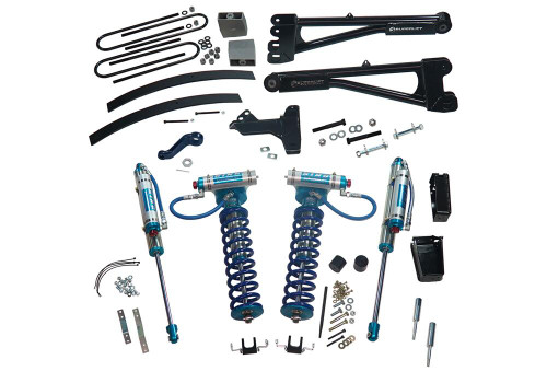 SUPERLIFT K979KG 8 INCH LIFT KIT 2005-2007 FORD F-250 AND F-350 SUPER DUTY 4WD WITH REPLACEMENT RADIUS ARMS, KING COILOVERS AND KING REAR SHOCKS